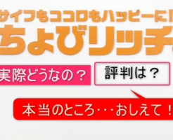 ちょびリッチの評判って？