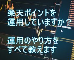 楽天ポイント運用のやり方